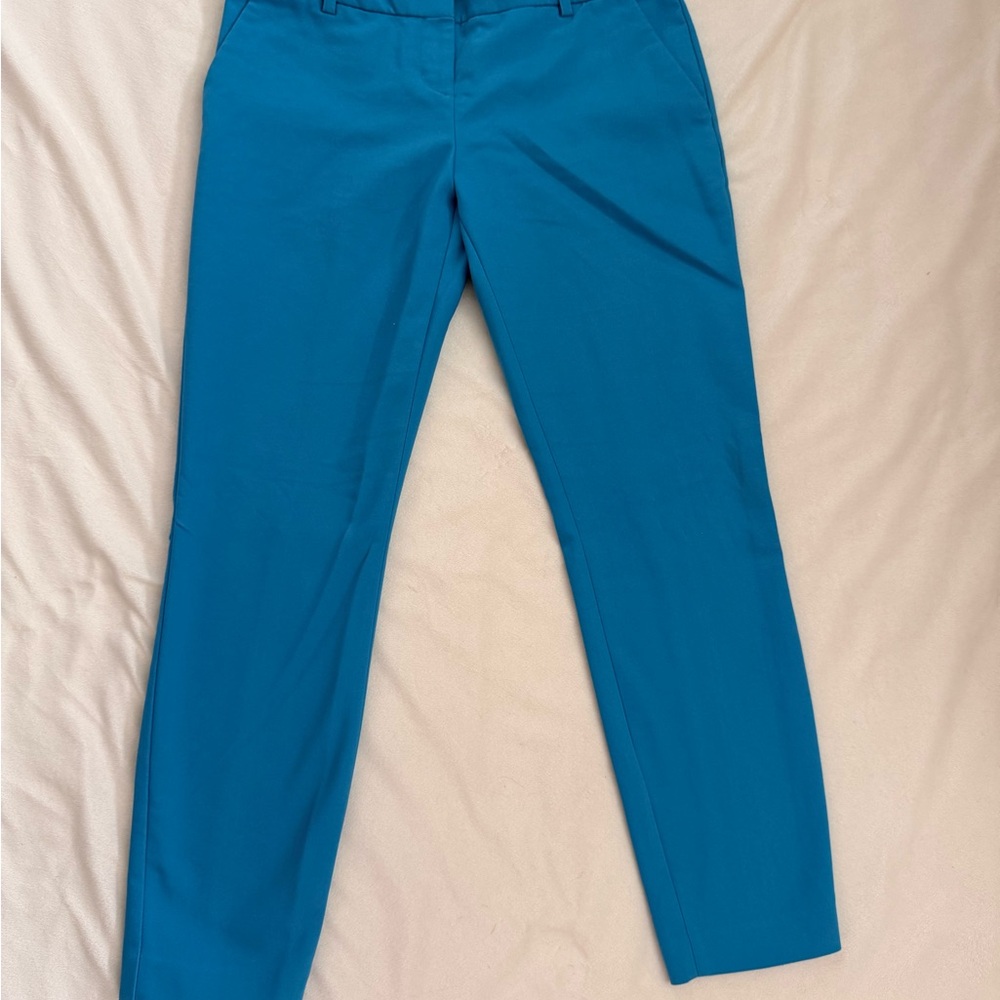 Express Teal Columnist Trousers